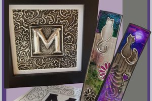 Decorative Pewter Letter and Bookmark Workshop