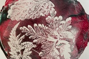 Sherbourne Valley Project Nature Crafts for Adults - Gel plate printing