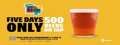 GREAT BRITISH BEER FESTIVAL AUGUST 2025