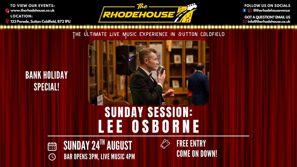 Lee Osborne: Rat Pack / Bublè & Party Show