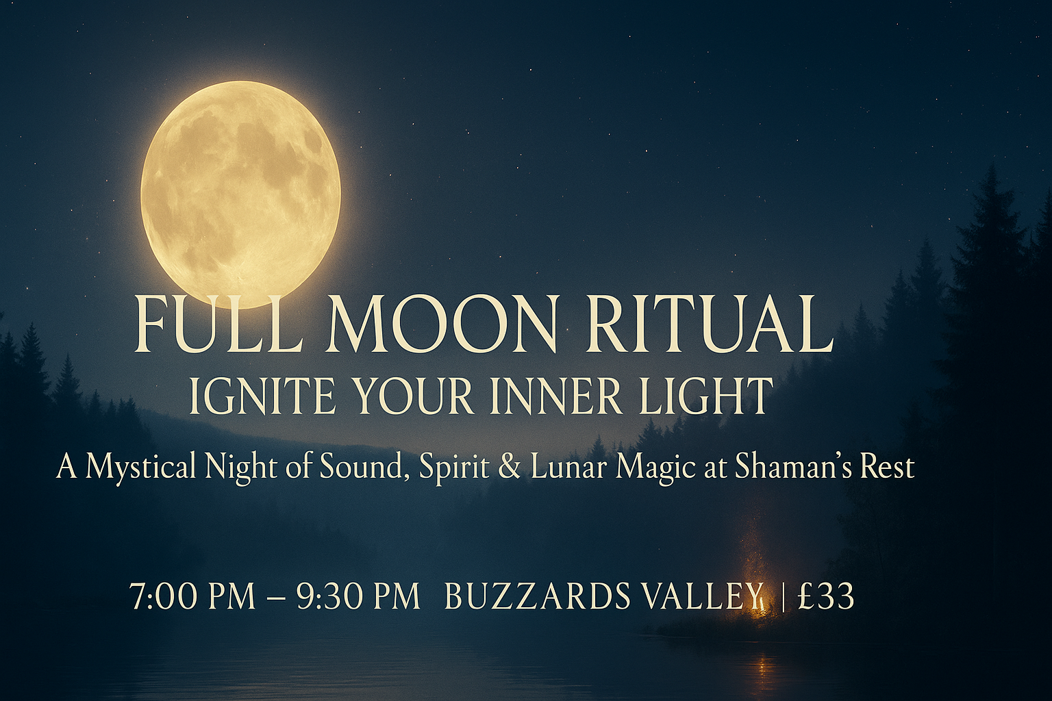 Full Moon ( ) Shamanic Gong/Sound Bath